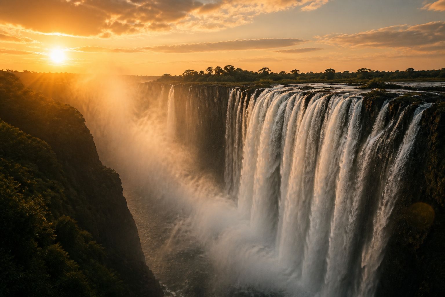 Livingstone, the Falls